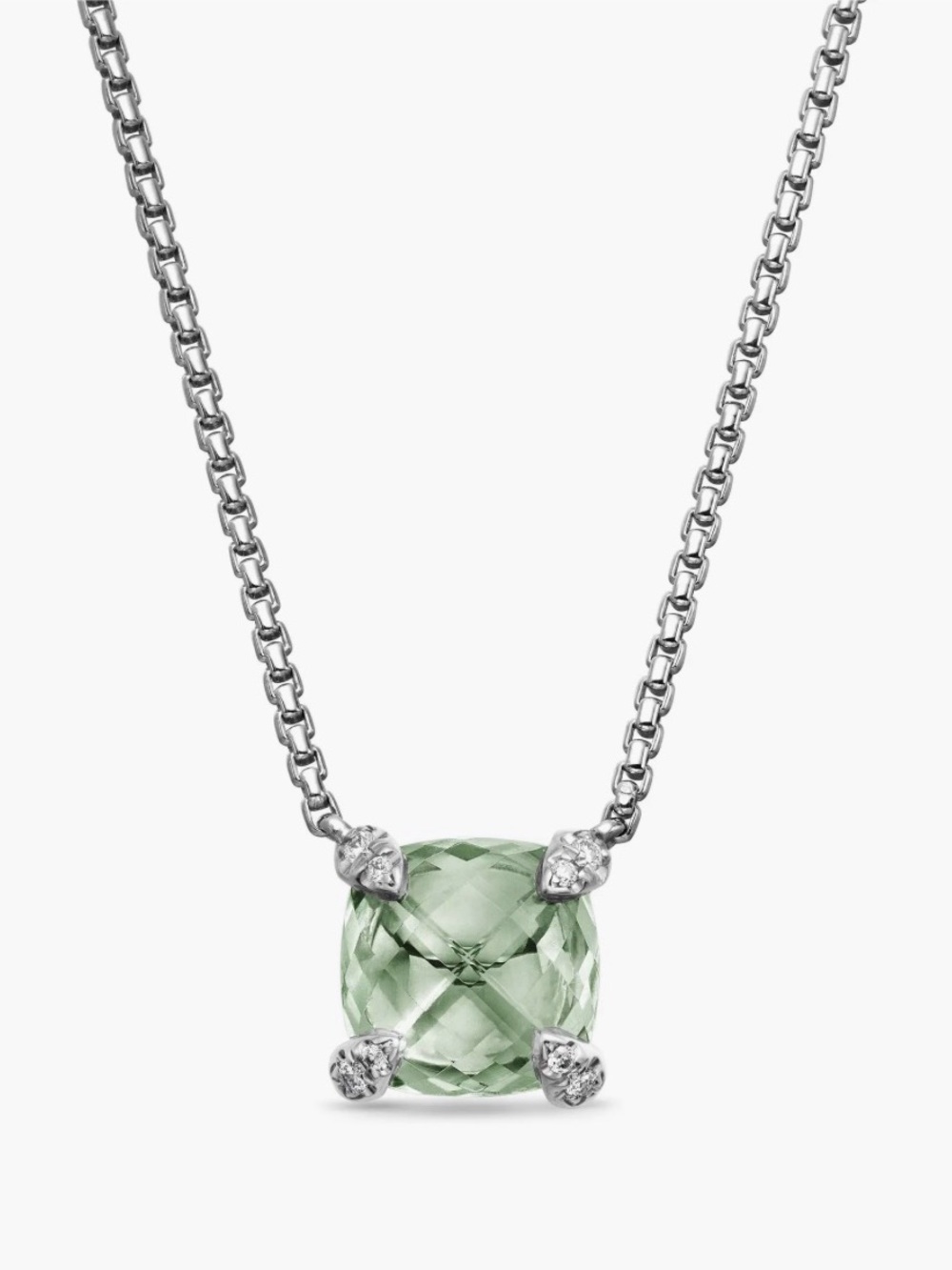 Brand New David Yurman Chatelaine Pendant Necklace with Diamonds